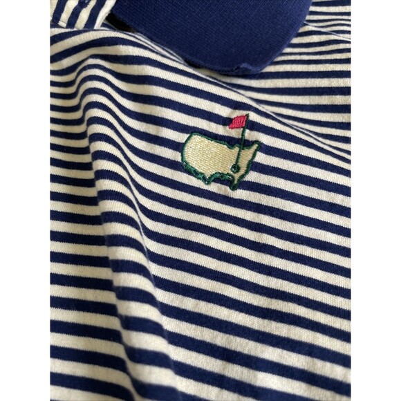 Augusta National AMEN Corner Golf Shop Polo Shirt Stripe The MastersYellow XL - Picture 2 of 6